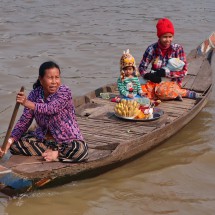 Family on Sangker River