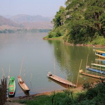 Port to Kuang Si Waterfalls on Mekong