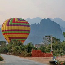 Ballon in Vang Vieng