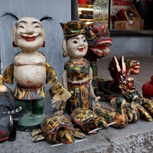 Deities for sale in the Temple of Literature