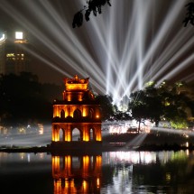 Laser Show in Hanoi on New Year&#039;s Eve