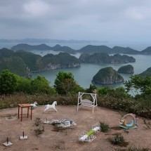 &amp;nbsp;Lan Ha Bay seen from the East Observatory of Fort Cannon in Cat Ba