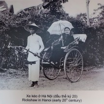 Picture in the waiting hall of Dien Tho Palace which was the palace of the Queen Mother