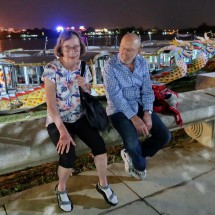 Jutta and Hermann in Hue