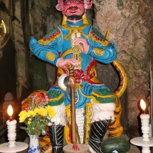 Guard in Huyen Khong Cave