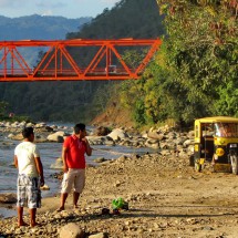 On the river in Satipo