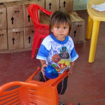 Little boy in the kindergarden