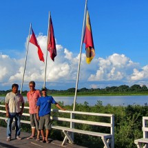 On the pier of La Cabaña (rainy season)
