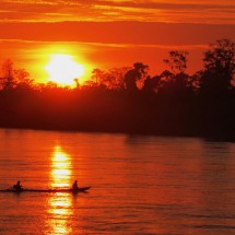 Sunset on Rio Ucayali