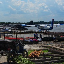 The port of Bellavista on the northern end of Iquitos on Rio Nanay