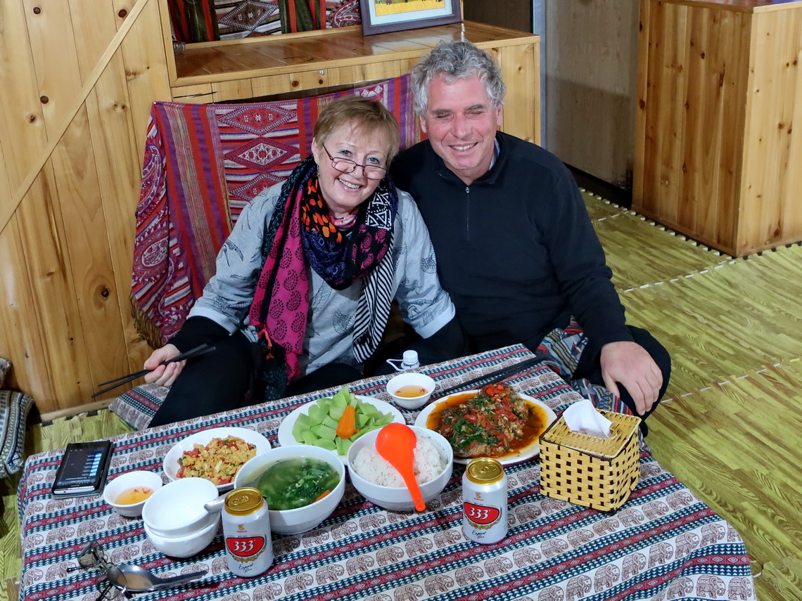 Excellent and delicious dinner in The Hill Sapa Homestay