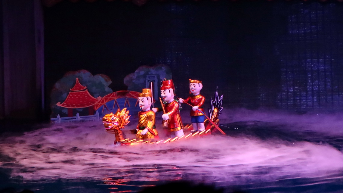 In the Thang Long Water Puppet Theater