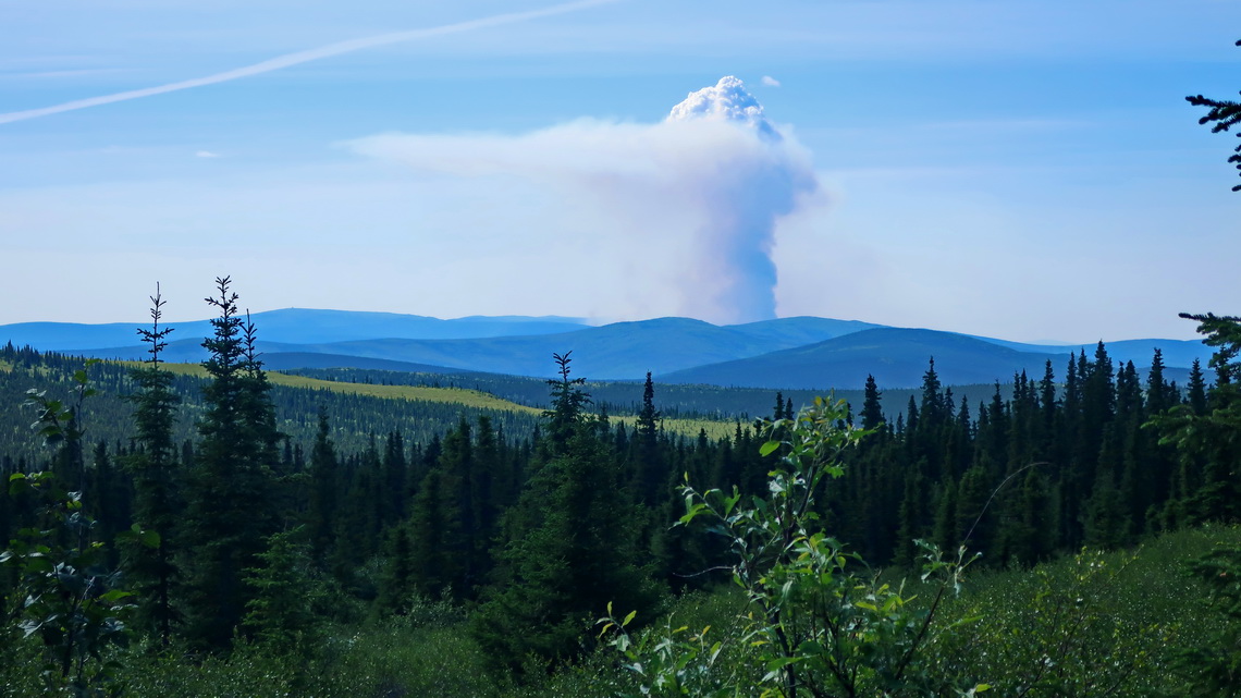 Fire in central Alaska