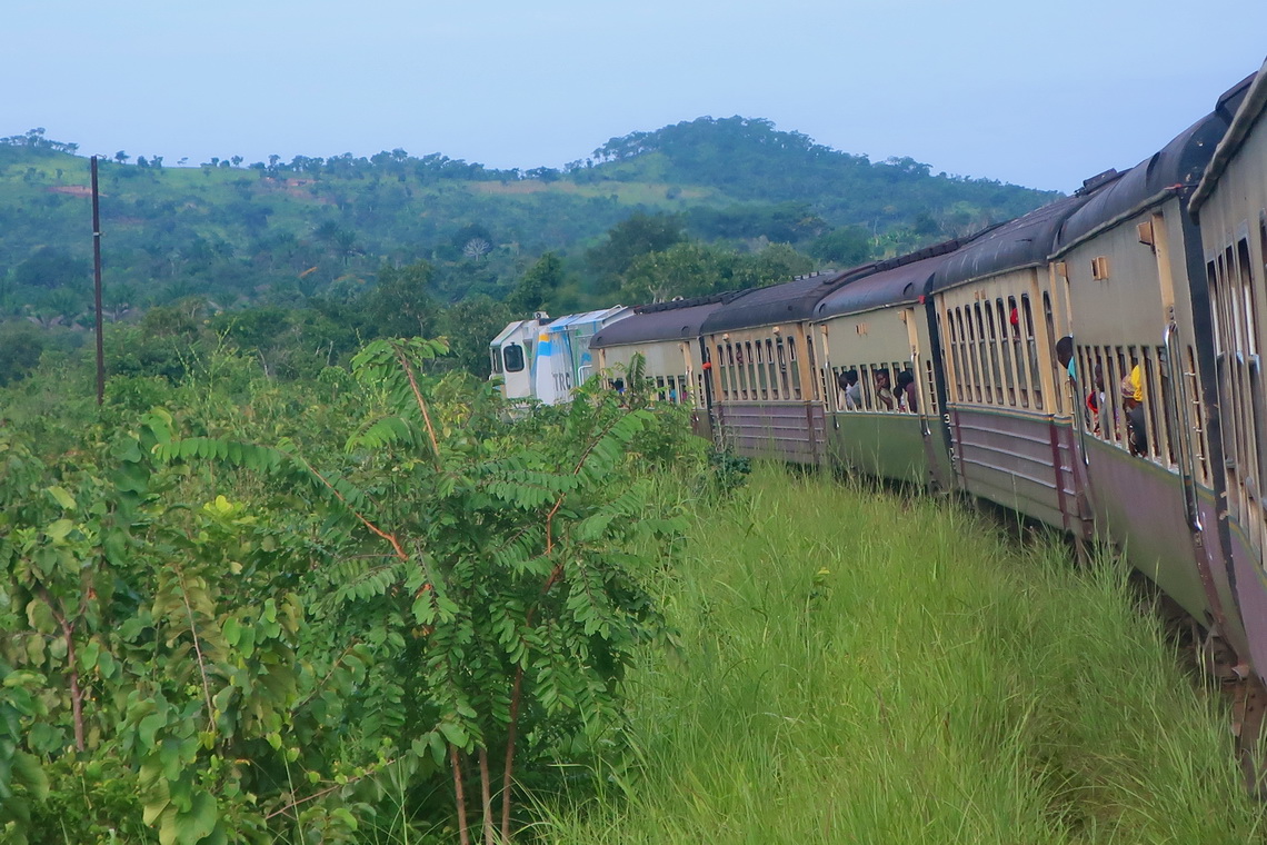 Our bumping train from Dar es Salaam to Kigoma