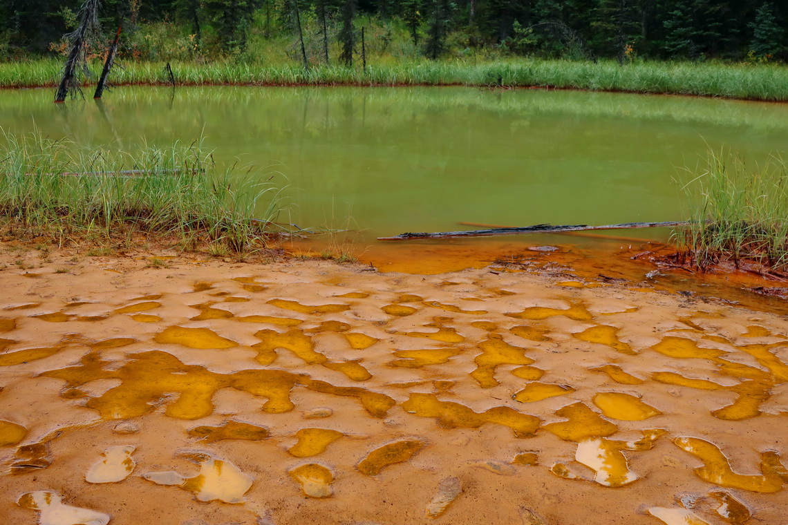 Ochre Beds in the Kootenay National Park