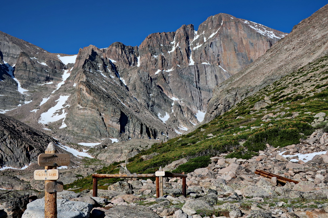 East face of Longs Peak