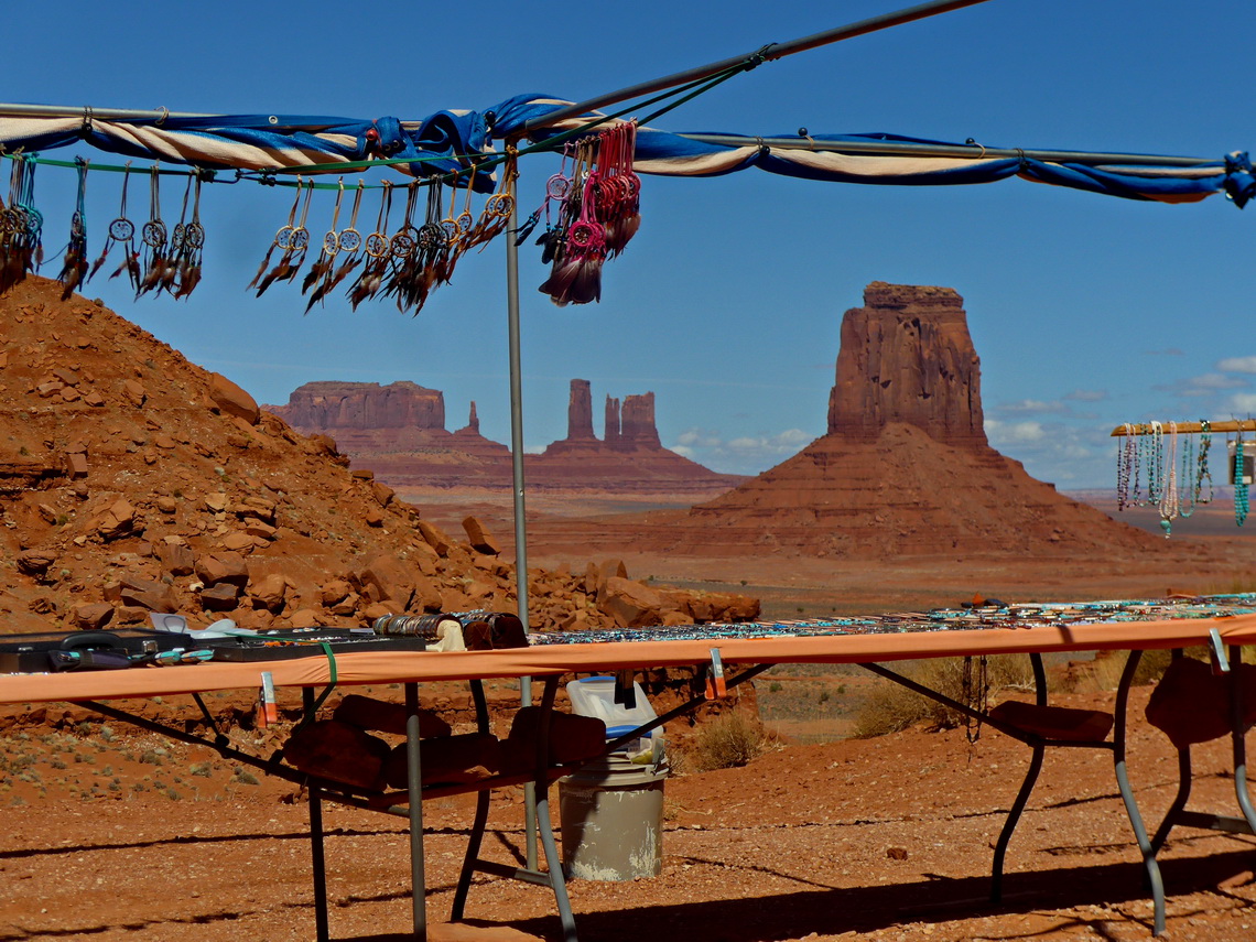 Jewelry of the local Navajo People