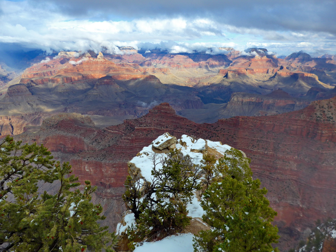 Snowy Grand Canyon