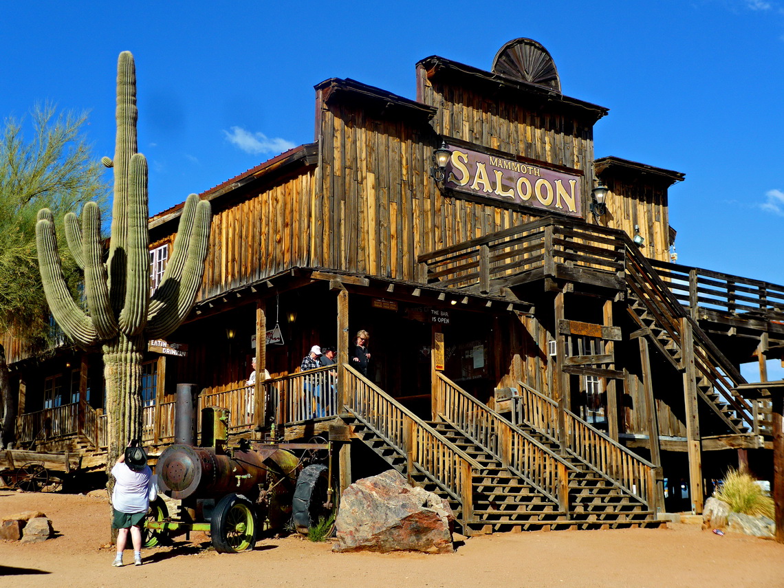 Saloon of Goldfield Ghost Town