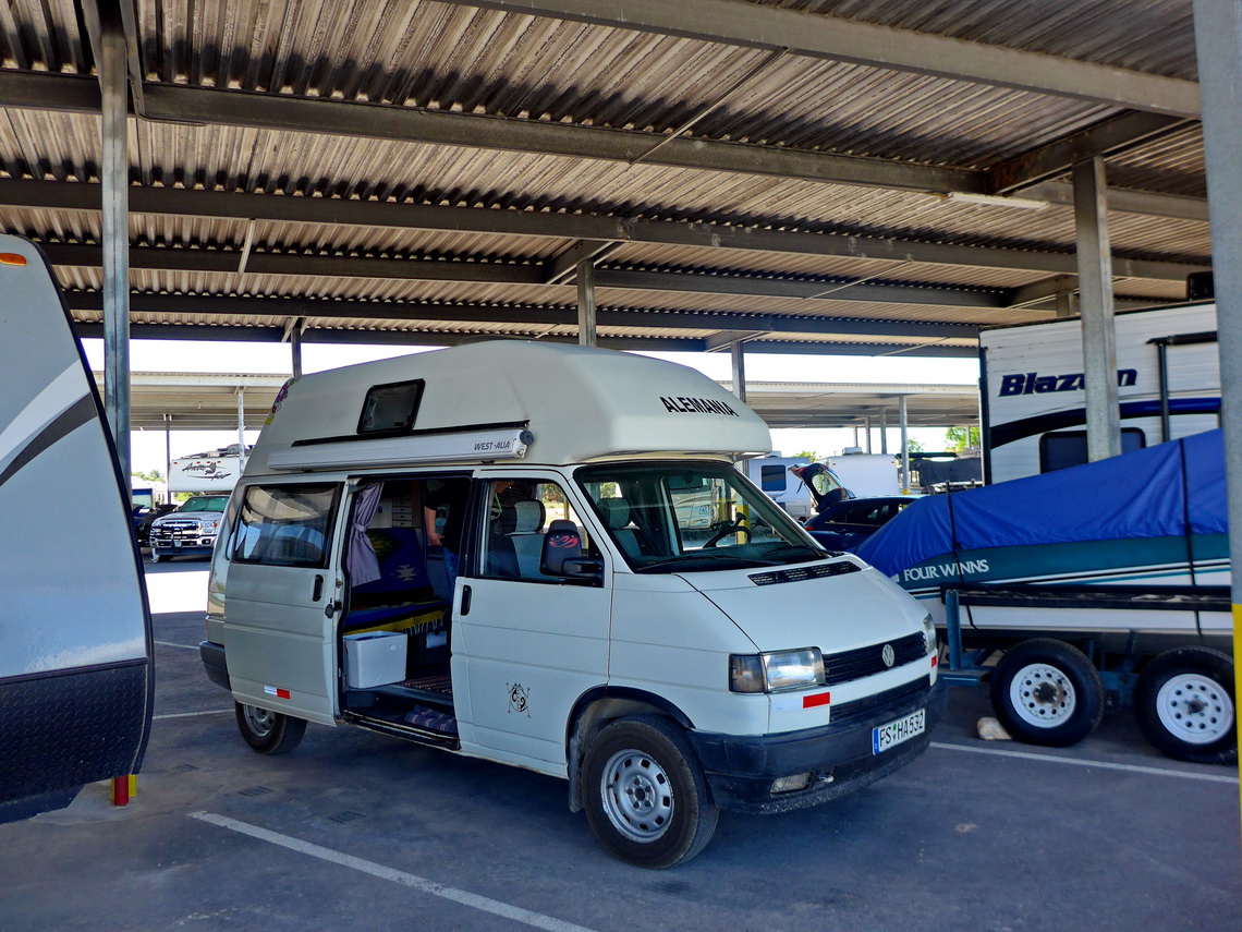 Our long-term parking lot in Overton