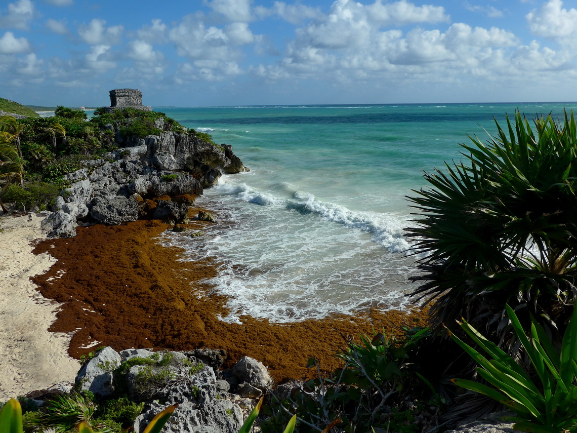 The antique port of Tulum