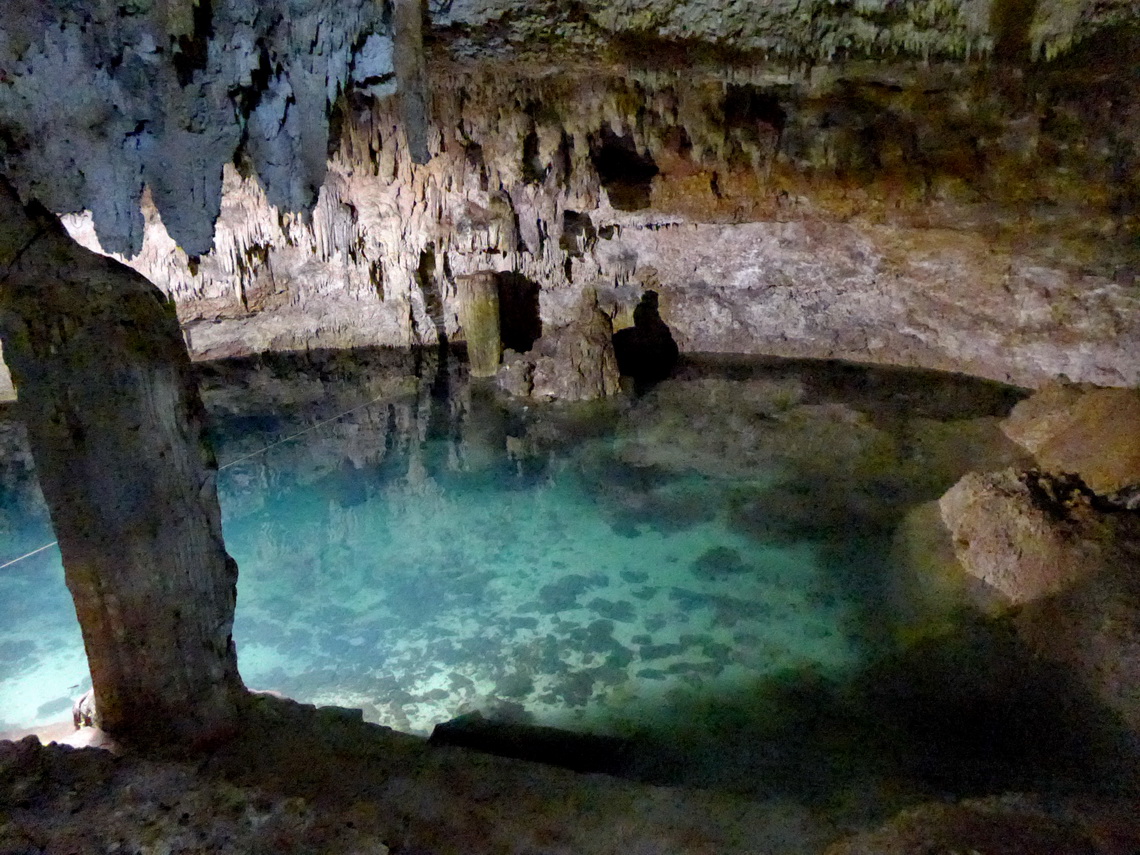 Cenote Choo-Ha seen from the top