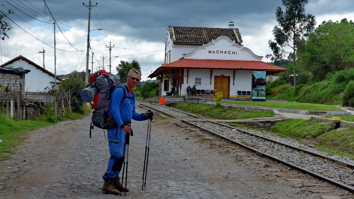 Railway station of Machachi