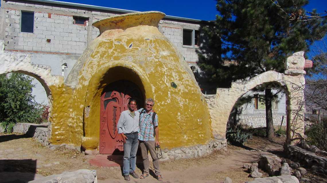 Alejandro with his little museum