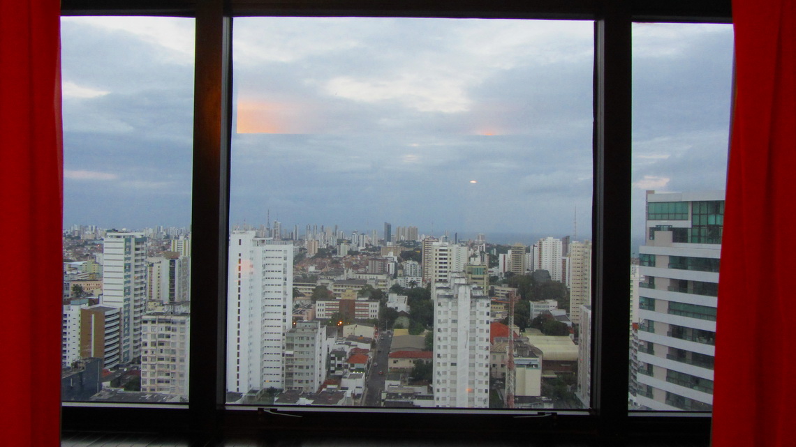 Salvador seen from our hotel room in the 22nd floor