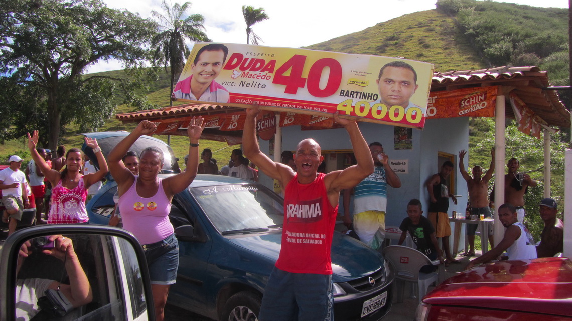 After the first round of the election of a new mayor - obviously the candidate with the number 40 had won in this little village