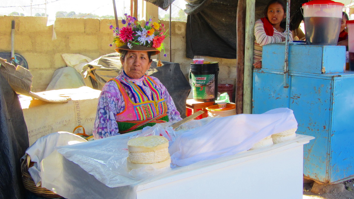 Cheese selling Lady