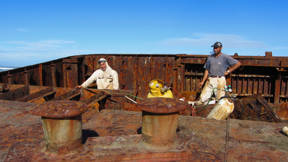 Recycling of the wreck