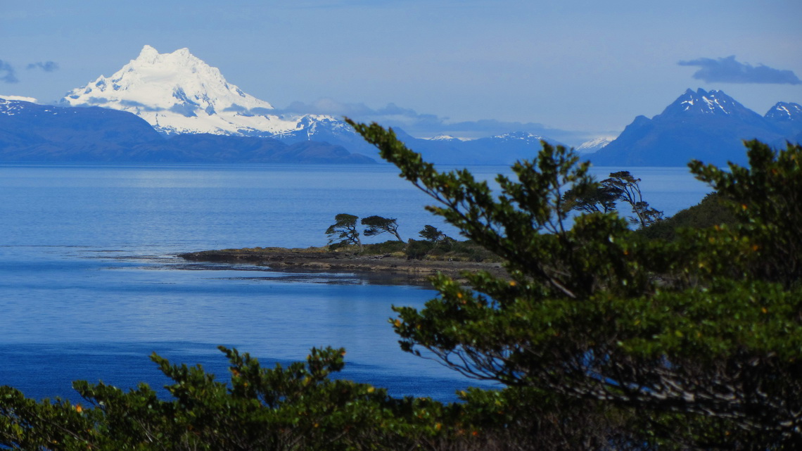 Top prize in the lottery - Monte Sarmiento seen from Faro Cabo San Isidro