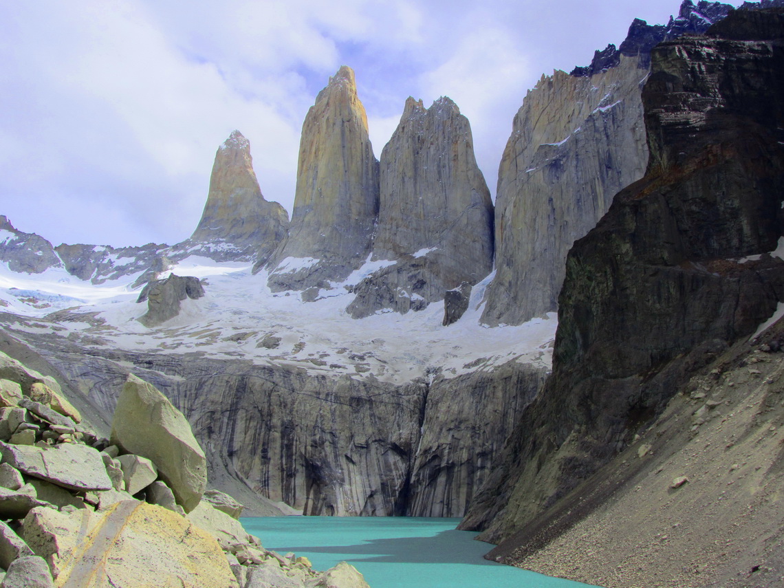 Still 2000 meters vertical under the top of the Torres