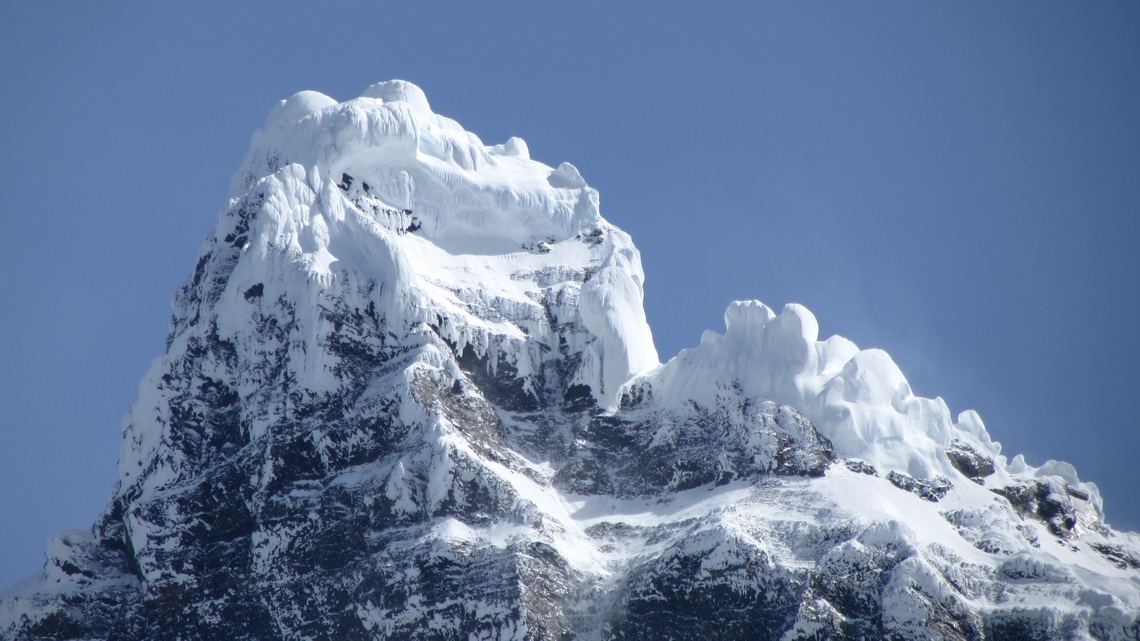 Cumbre Principal with 3050 meters the highest point of Cerro Paine and Torres del Paine