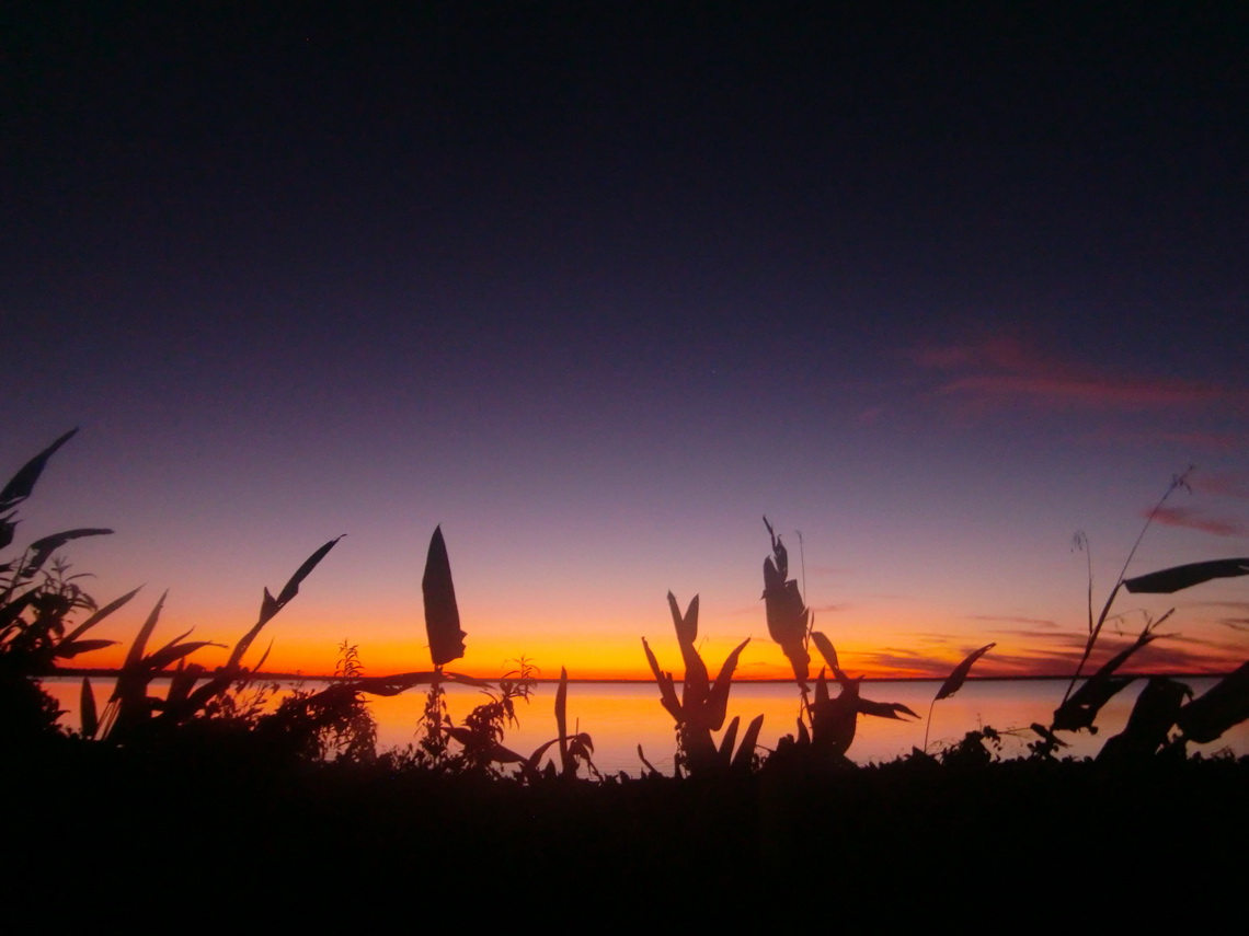 Laguna Blanca after sunset