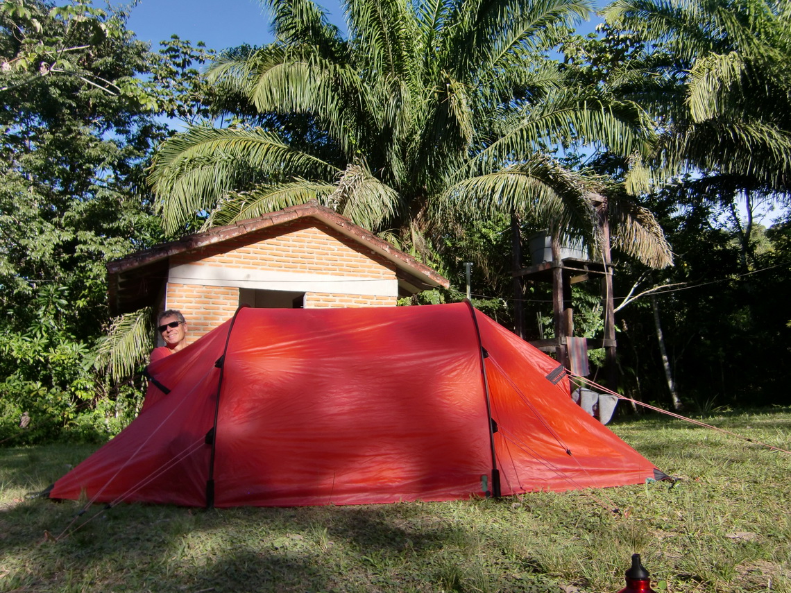 Our tent in the Matacaru camp