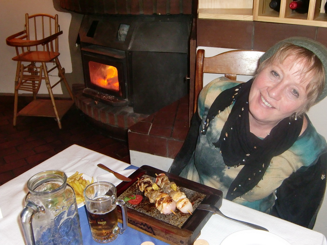 Swiss dinner in the Hotel Oberland