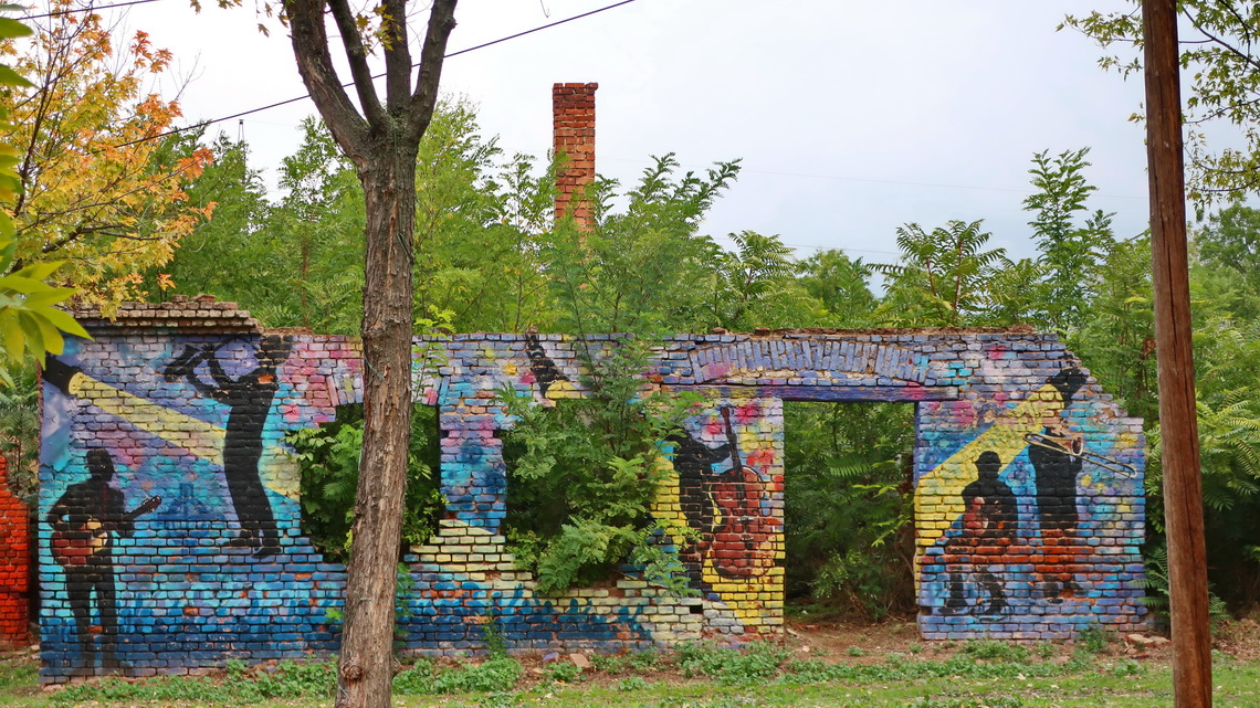Mural in the fortress of Niš