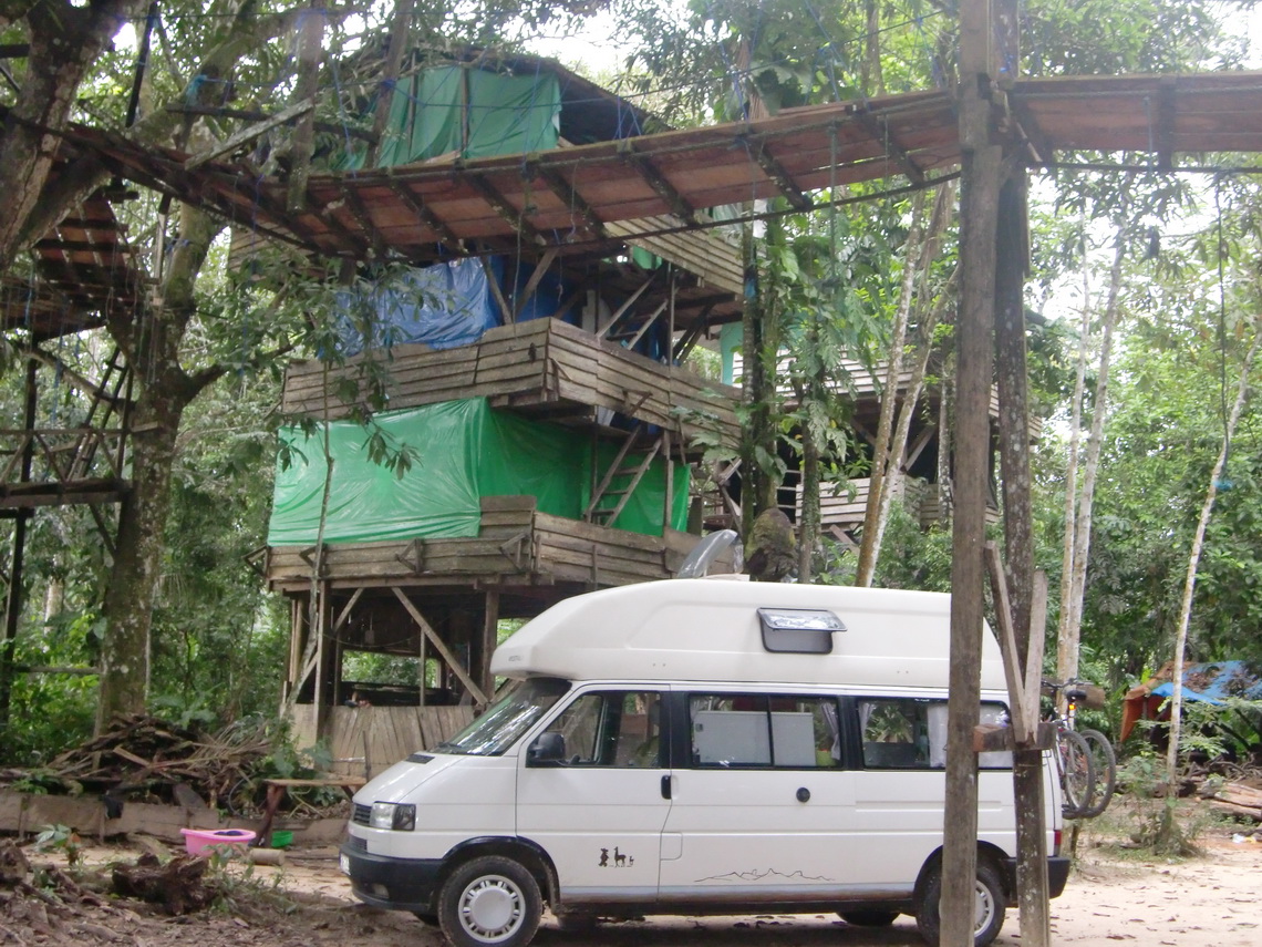 Our campground in La Jungla